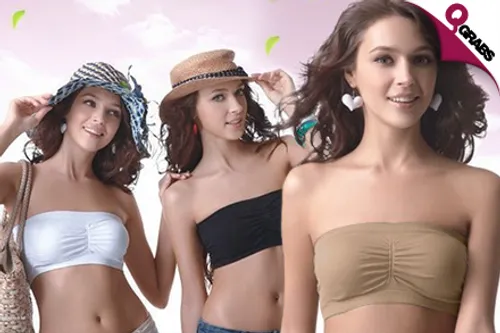 For QR59 Be Sporty & Comfortable with a 3-Piece Bandeau Bra Set! (Up to QR99 Value)